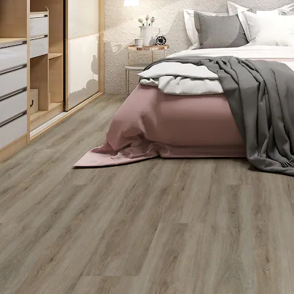 Front. Dotfloor - 62.6"x9" SPC Composite Flooring; 5 Planks/Box (19.56 sq. ft/Box); 8mm Thick with ; 30 mil Wear Layer; - Verbier Festival.