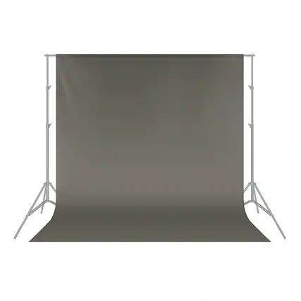 Front. Neewer - 6x9ft Collapsible Grey Photography Backdrop, Polyester, Studio - Grey.