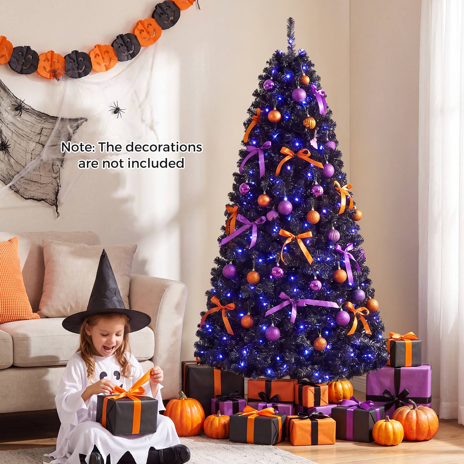 Note: The decorations are not included