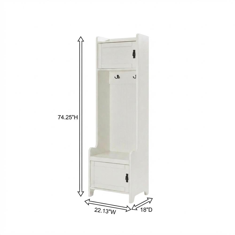 74.25"H 22.13"W 18"D