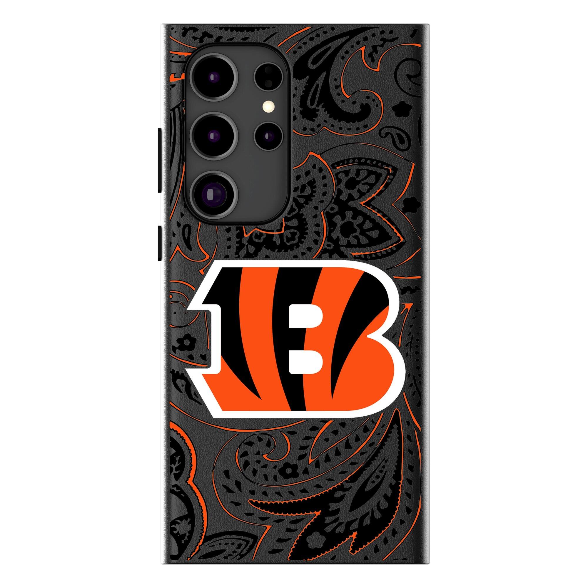 Keyscaper - NFL - Cincinnati Bengals Paisley Galaxy Magnetic Bump Case - S25 Ultra - Black price history on PriceWatchPro