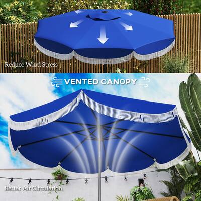 best vented patio umbrella PatioKingdom 3 Tier with Lights, Outdoor Market Umbrella for Yard Patio Kingdom Enjoy the perfect blend of functionality and style as the energy The 8 Best Patio Umbrellas