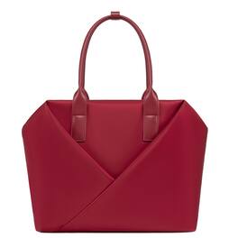 Lux & Nyx - Large Origami Tote 15" Laptop Work Bag - Crimson