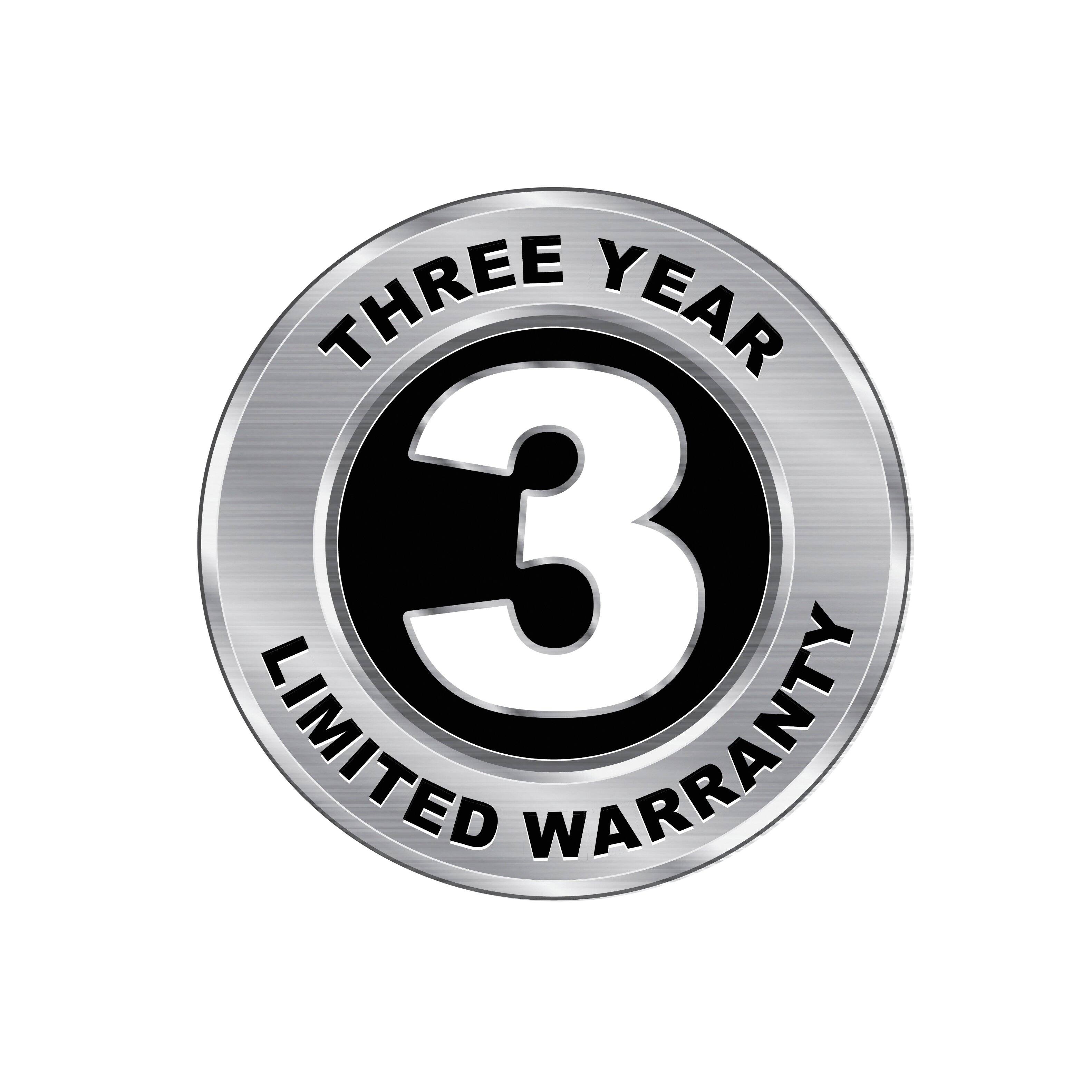 THREE YEAR  
LIMITED WARRANTY