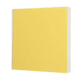 Unique Bargains - 5x5 Inch Hardcover Pocket Watercolor Sketchbook, 50/100pg 230GSM Blank Travel Journal for Drawing & Painting - Yellow