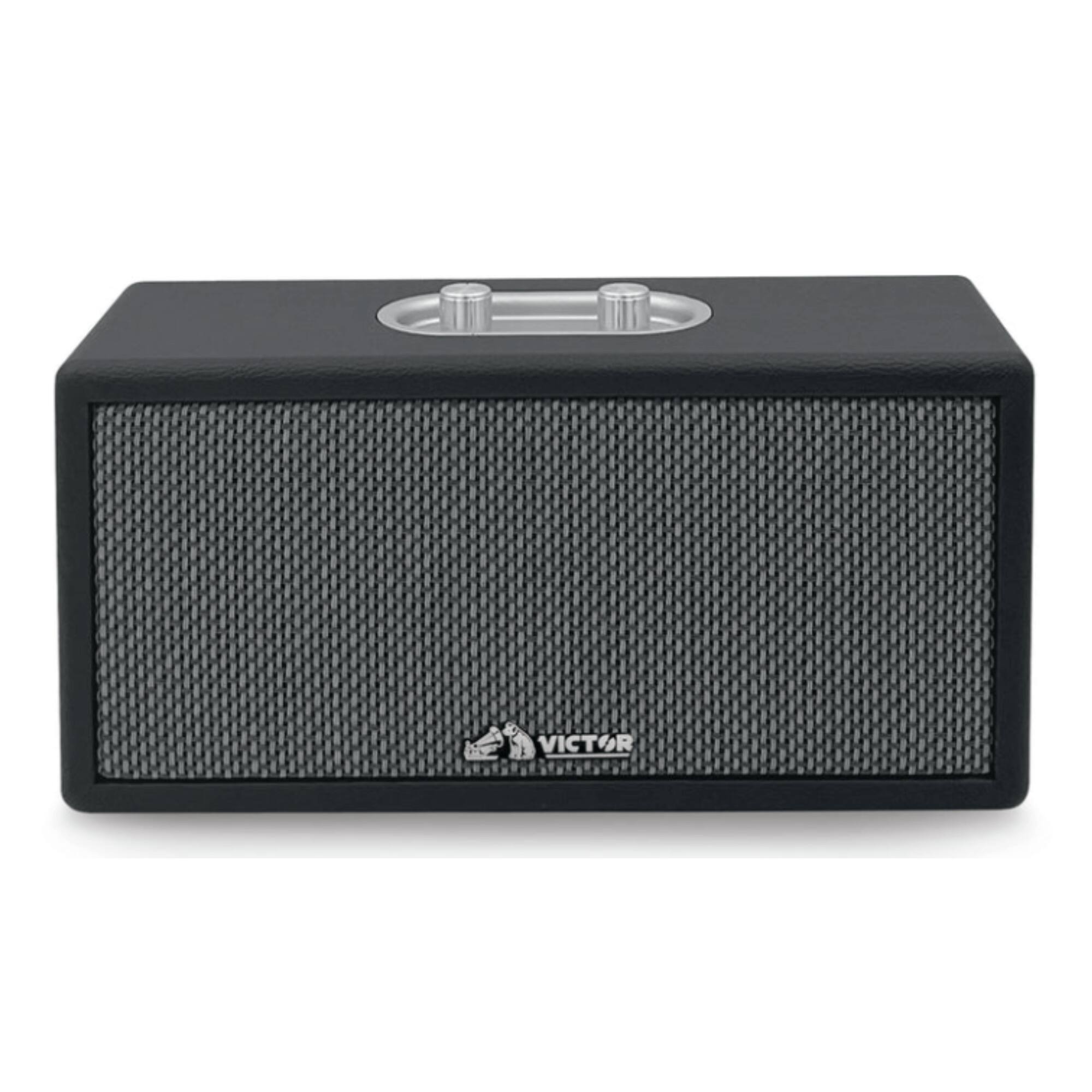 Victor Audio - Portable Speaker with Bluetooth Wireless Technology and Built-In Battery - Black