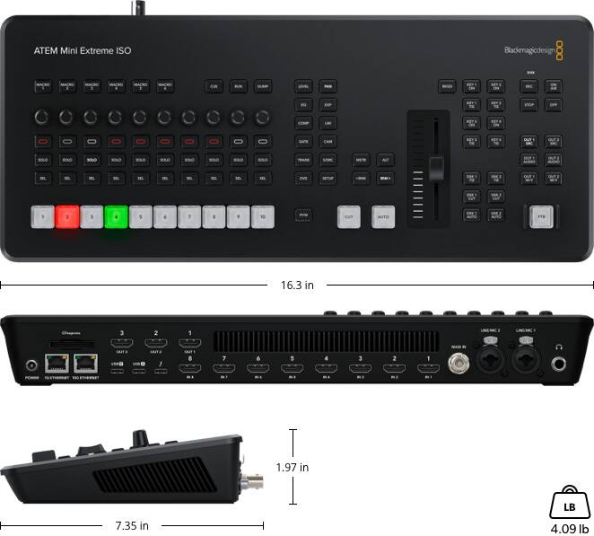 【lsdominique】ATEM Mini Extreme ISO Blackmagic Design ATEM Mini Extreme ISO - Monkey Wrench Productions