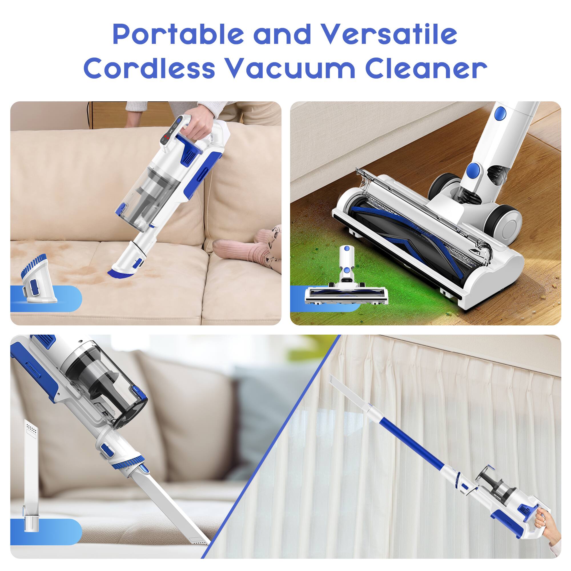 Portable and Versatile Cordless Vacuum Cleaner