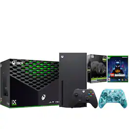 Xbox Series X 1TB Disc Console with Extra Controller and Charge Dock Bundle