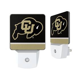 Keyscaper - Colorado Buffaloes Stripe Design Nightlight 2-Pack - Multicolor