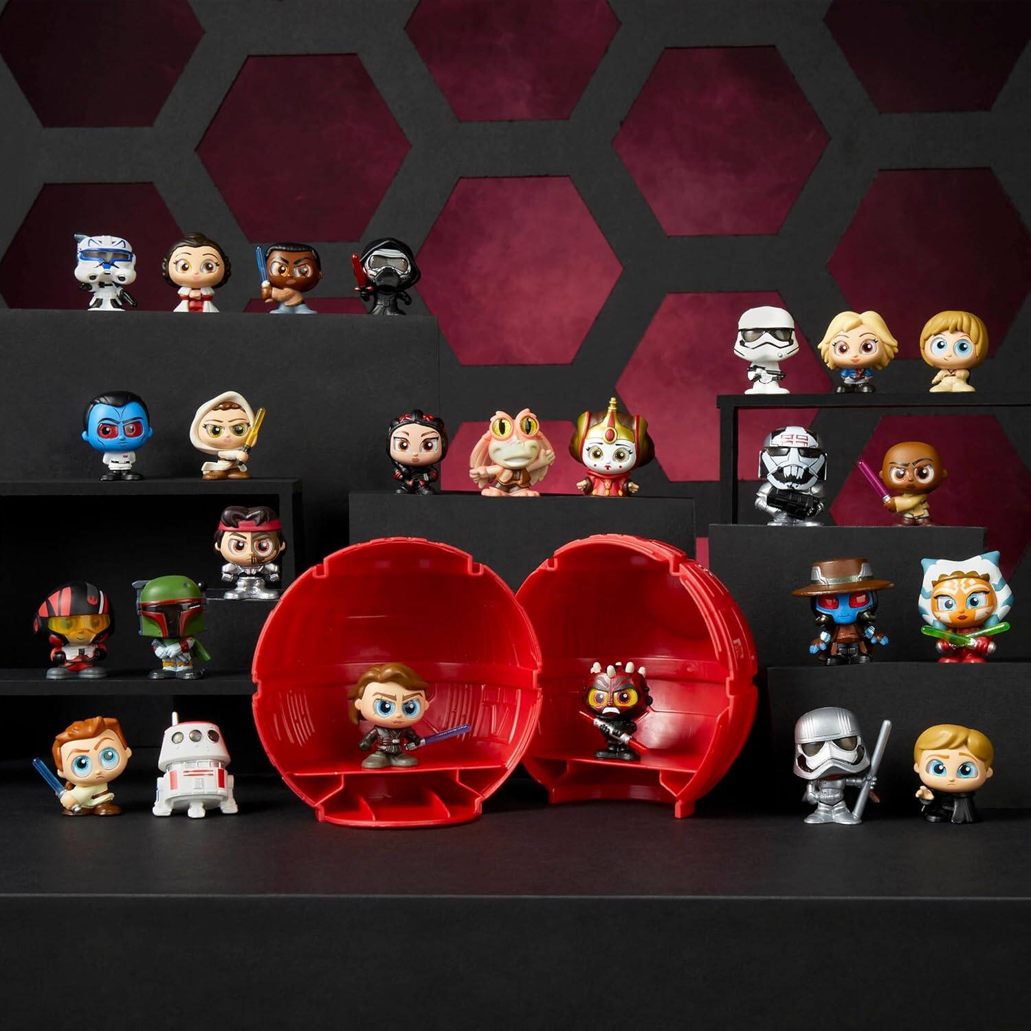 Alt View 2. Just Toys LLC - Star Wars Doorables Galaxy Peek Series 2, 1.5-inch Figures.