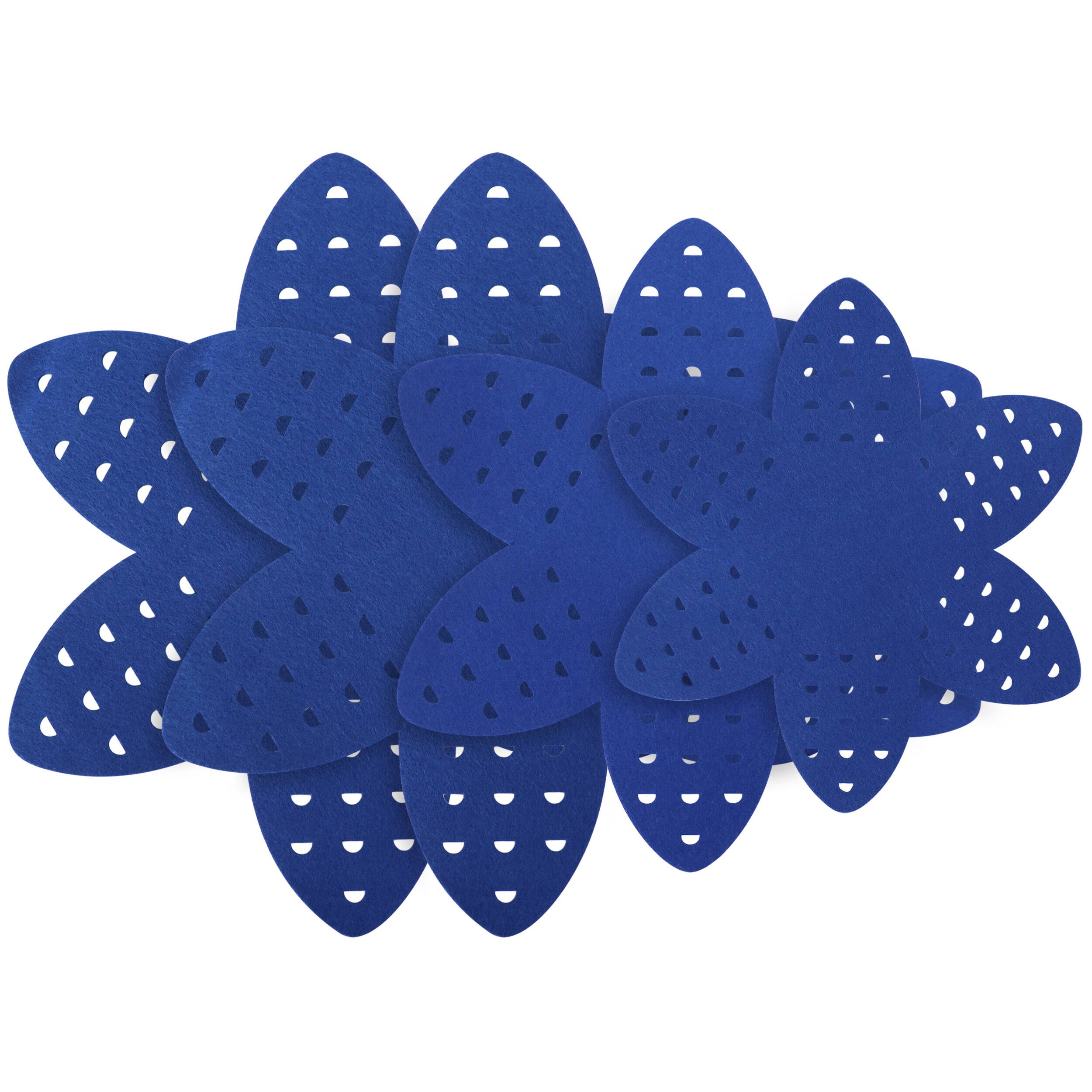 Alt View 4. Oster - Oster Hawke 14 Piece Ceramic Nonstick Cookware Set in Dark Blue - Dark Blue.