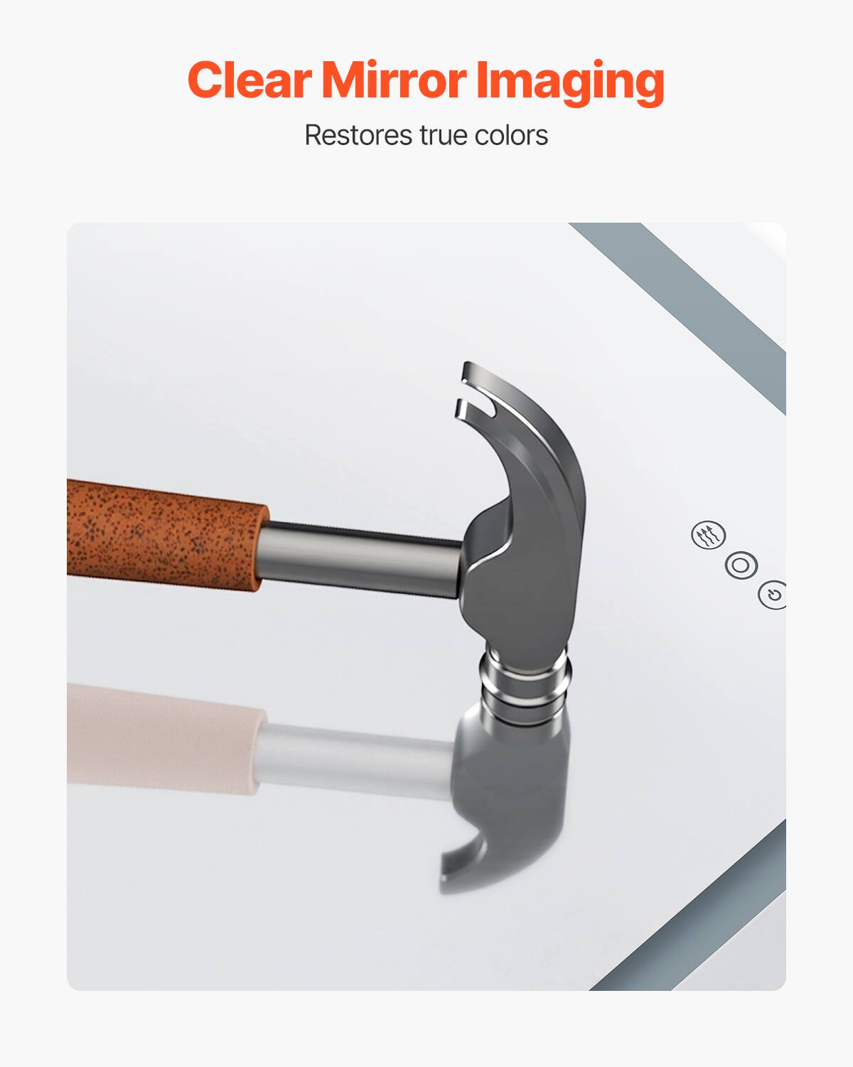 Clear Mirror Imaging  
Restores true colors