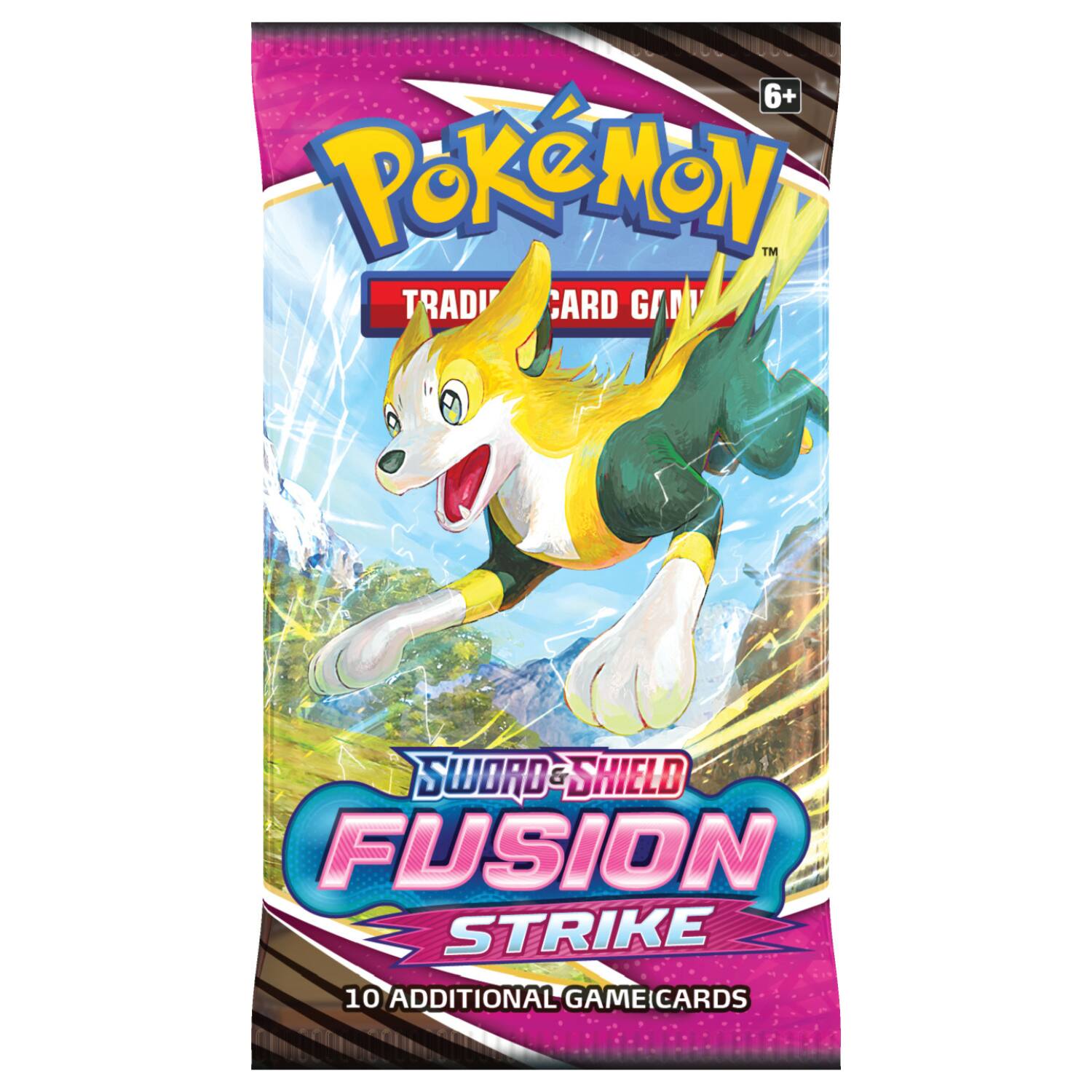 6+ Pokémon™ Trading Card Game Sword & Shield Fusion Strike 10 Additional Game Cards