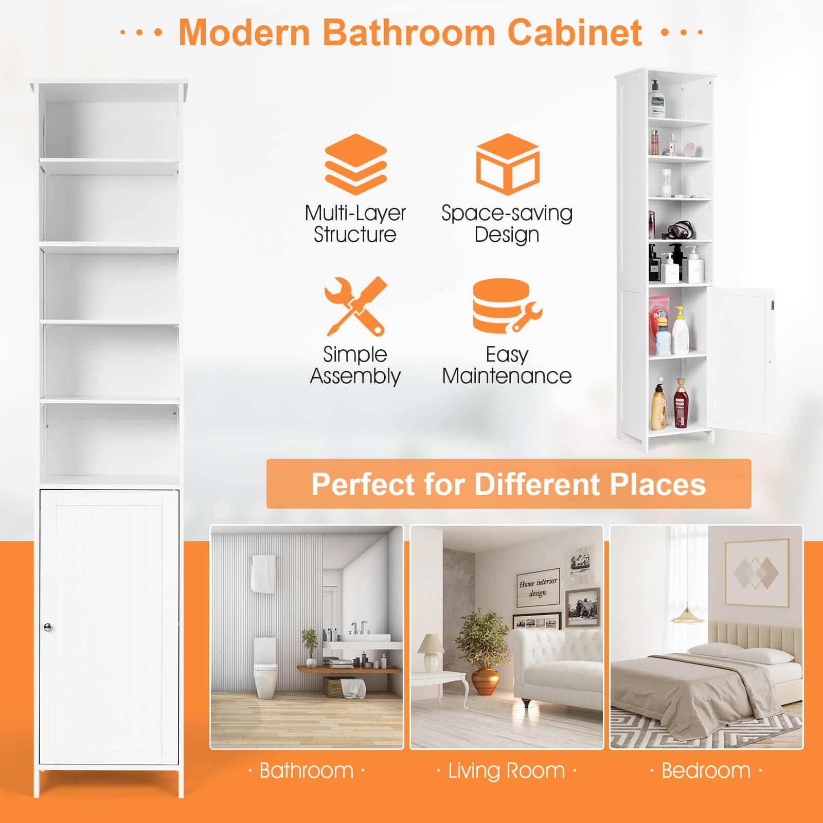 ... Modern Bathroom Cabinet ... Multi-Layer Space-saving Structure Design Simple Easy Assembly Maintenance Perfect for Different Places

Bathroom
Living Room
Bedroom