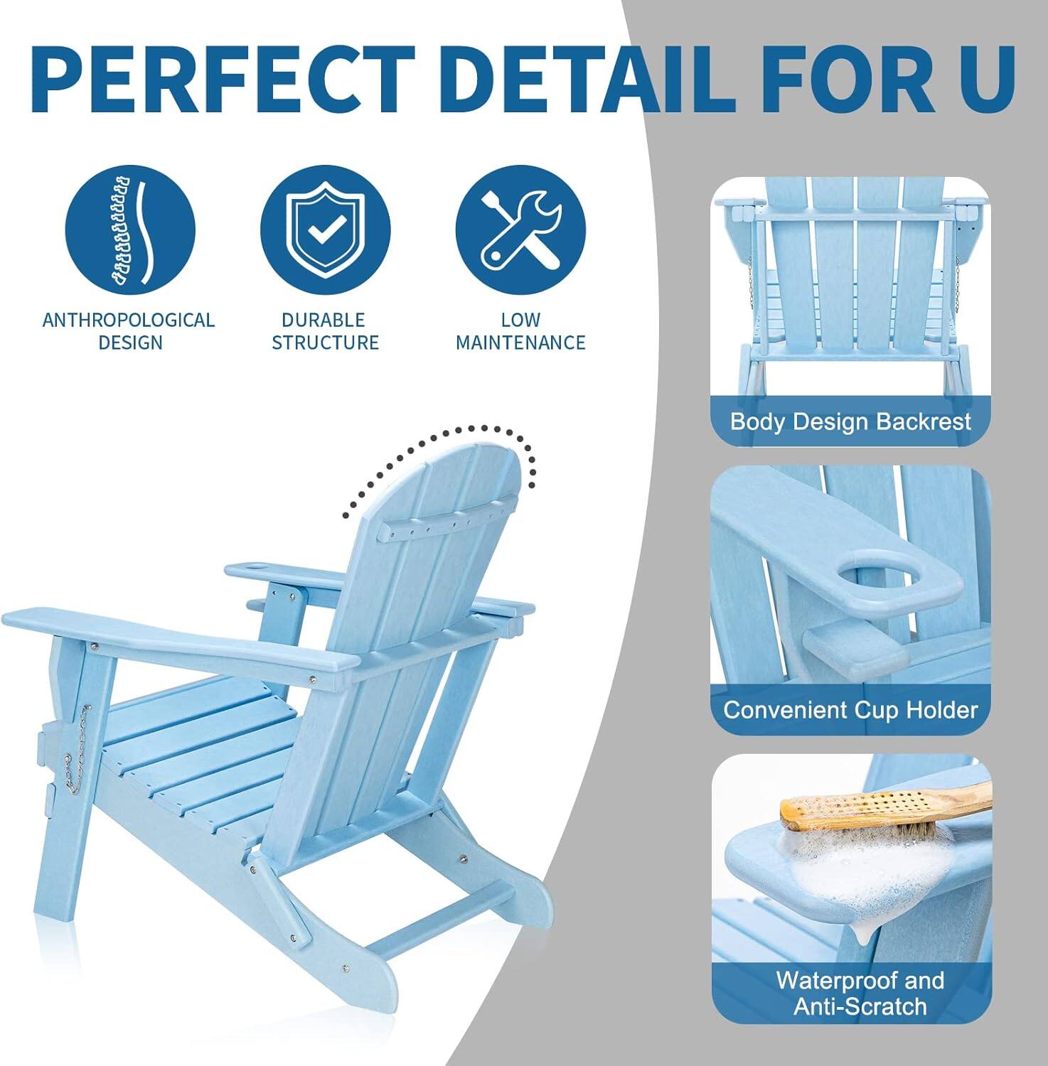 PERFECT DETAIL FOR U

- ANTHROPOLOGICAL DESIGN
- DURABLE STRUCTURE
- LOW MAINTENANCE

Body Design Backrest

Convenient Cup Holder

Waterproof and Anti-Scratch