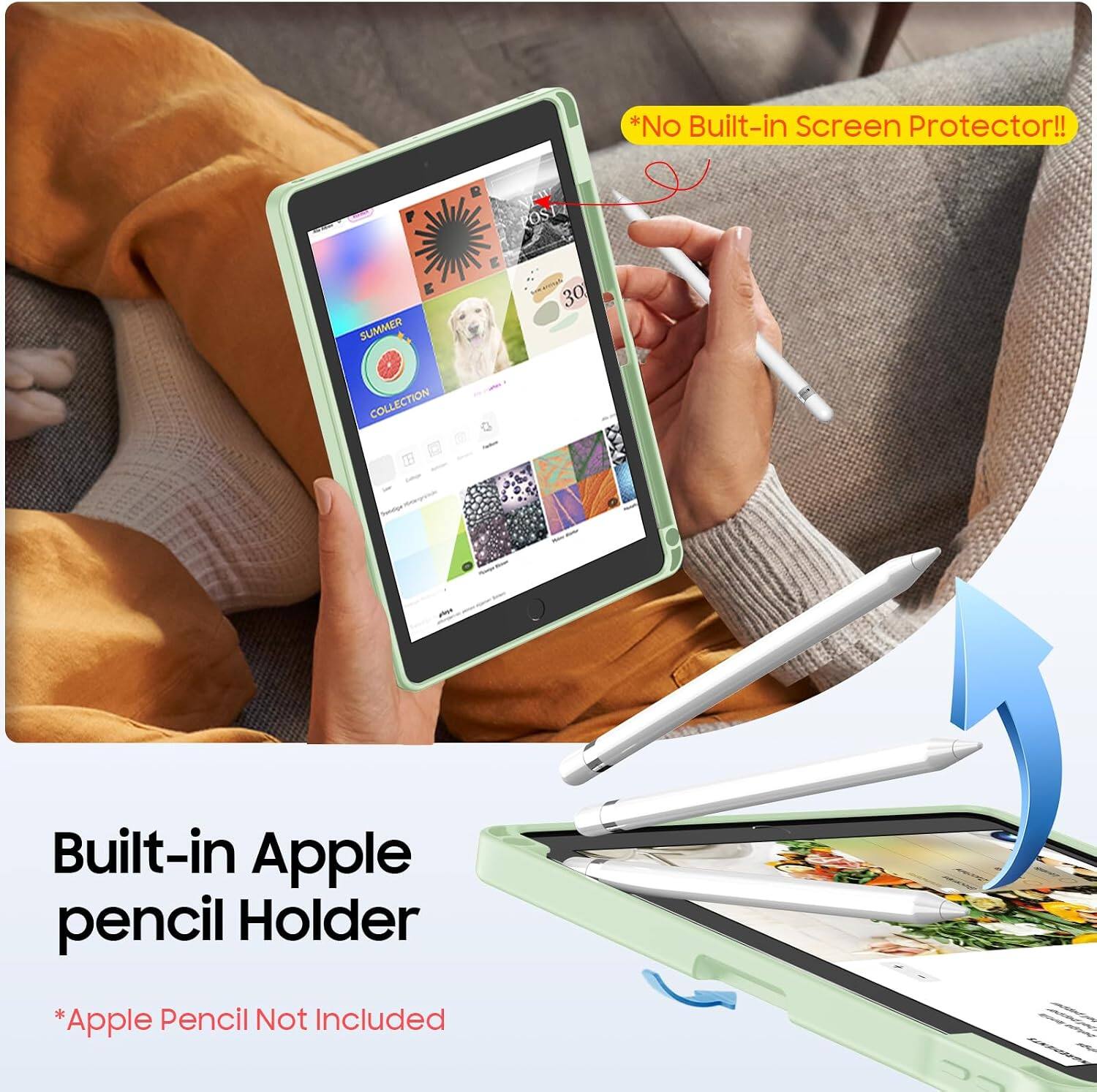 *No Built-in Screen Protector!!
OST
SUMMER
SEOVICIONAL 30
COLLECTION
CITY
Built-in Apple pencil Holder
*Apple Pencil Not Included