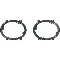 Metra - Speaker Adapter Plate for Select Volvo 2016-2022 Vehicles (2-Pack) - Black - Front_Zoom