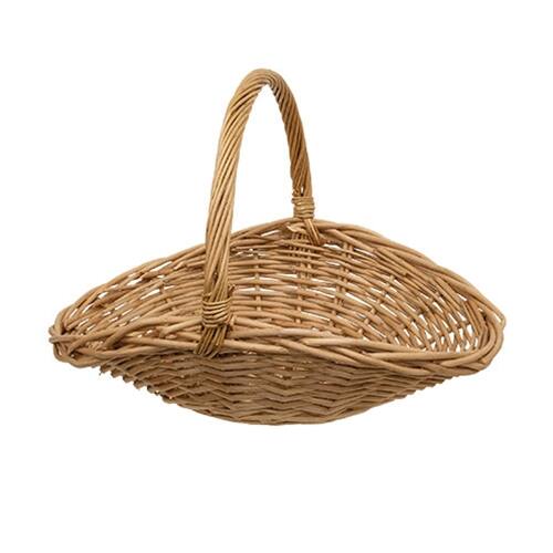 Angle. BreeBe - 2/Set - Natural Willow Flower Gathering Baskets - Natural.
