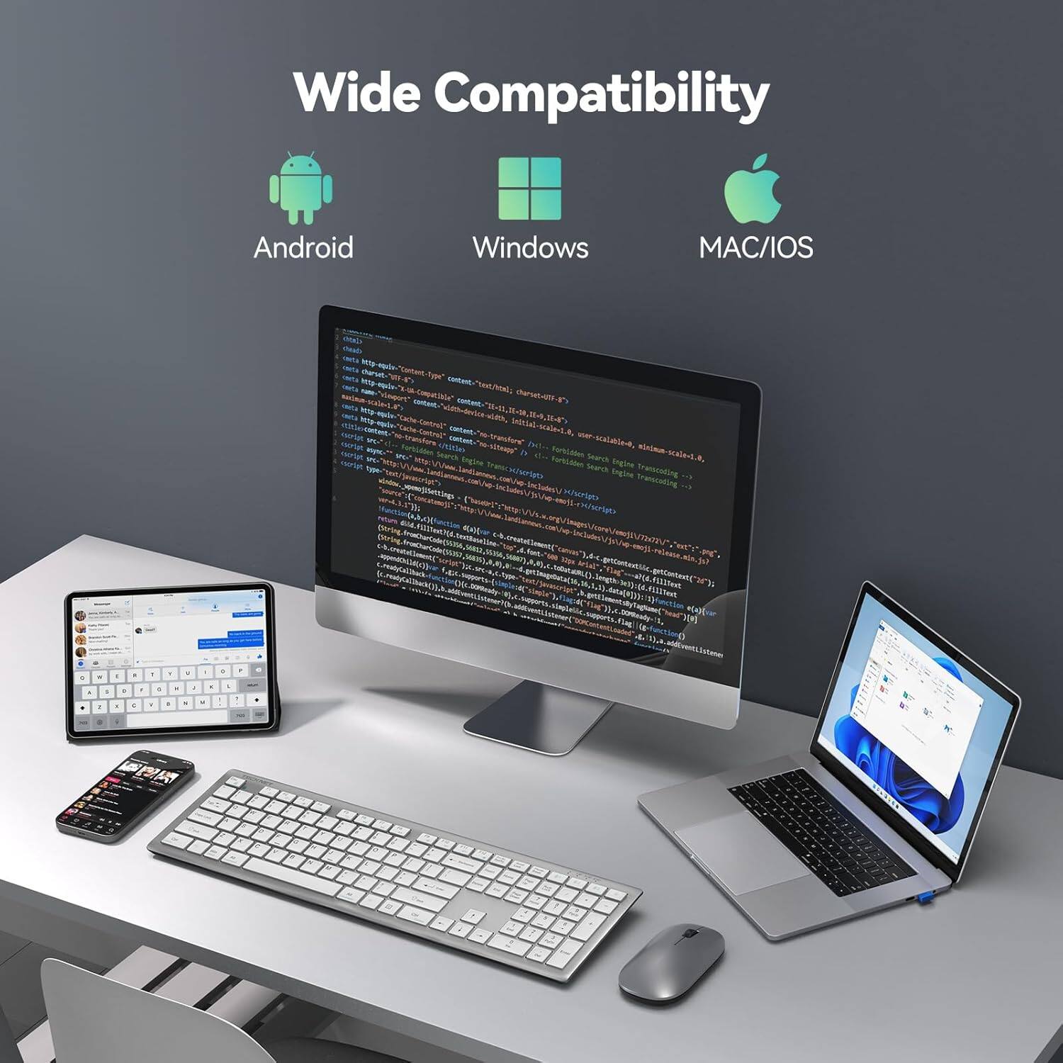 Wide Compatibility
Android
Windows
MAC/IOS