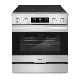 RCA - R-REH304SS 30 in. Heritage Collection 4.6 cu. ft. Electric Range with 4 Surface Burners and Convection Oven - Stainless Steel