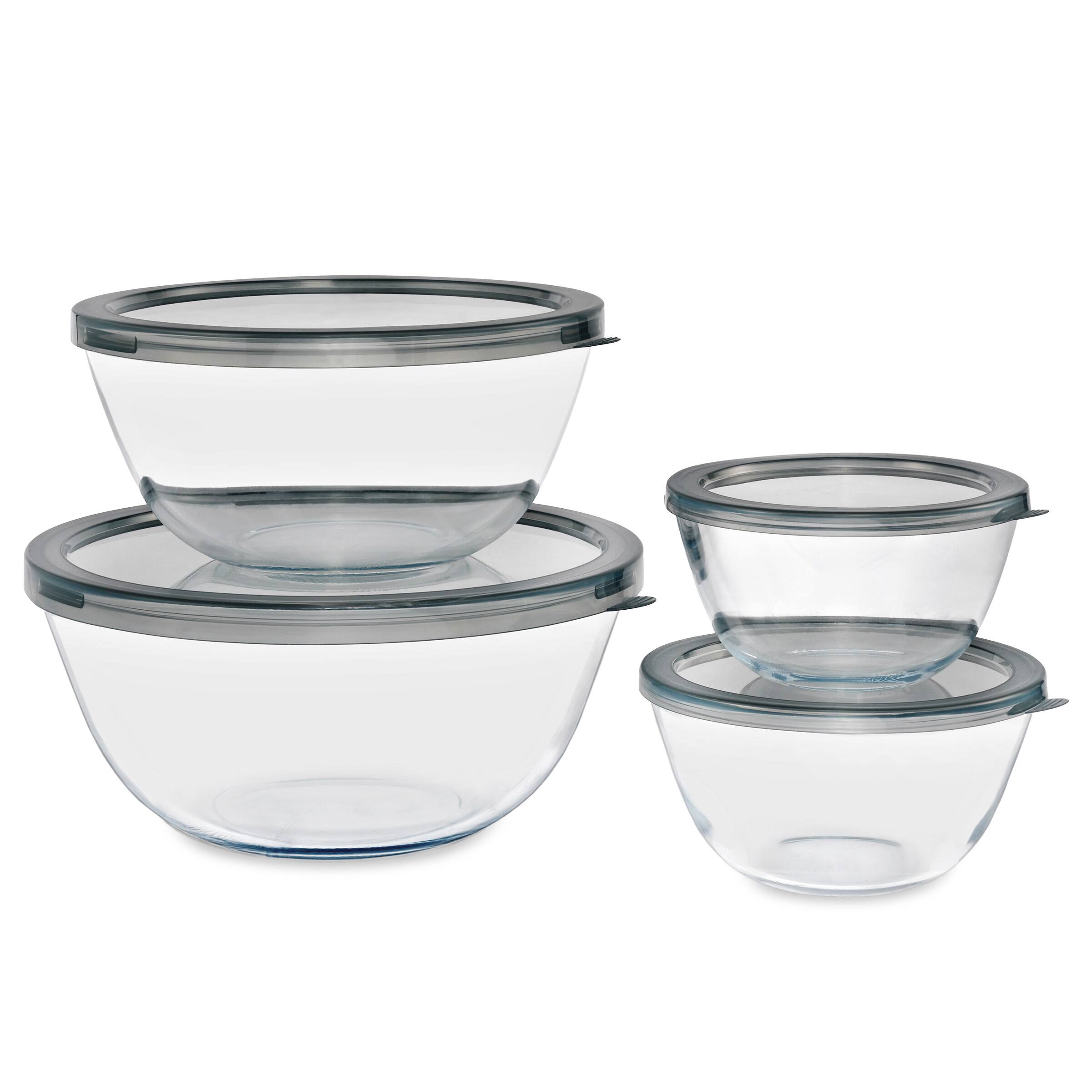 Alt View 10. Sorbus - Sorbus 4-Piece Glass Bowl Set with Airtight Lids, Mixing & Storage Bowls, Microwave, Dishwasher & Freezer Safe.