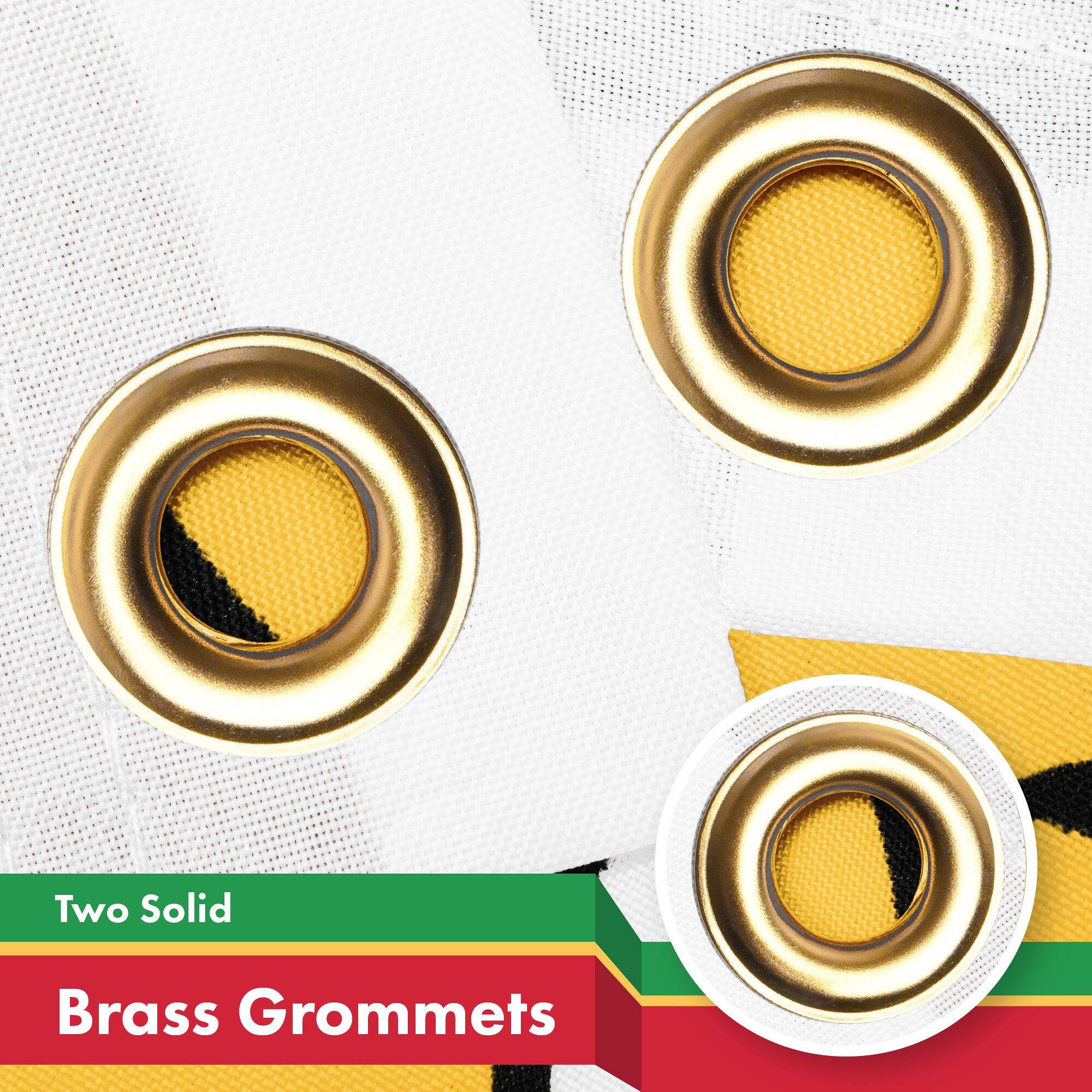 Two Solid Brass Grommets