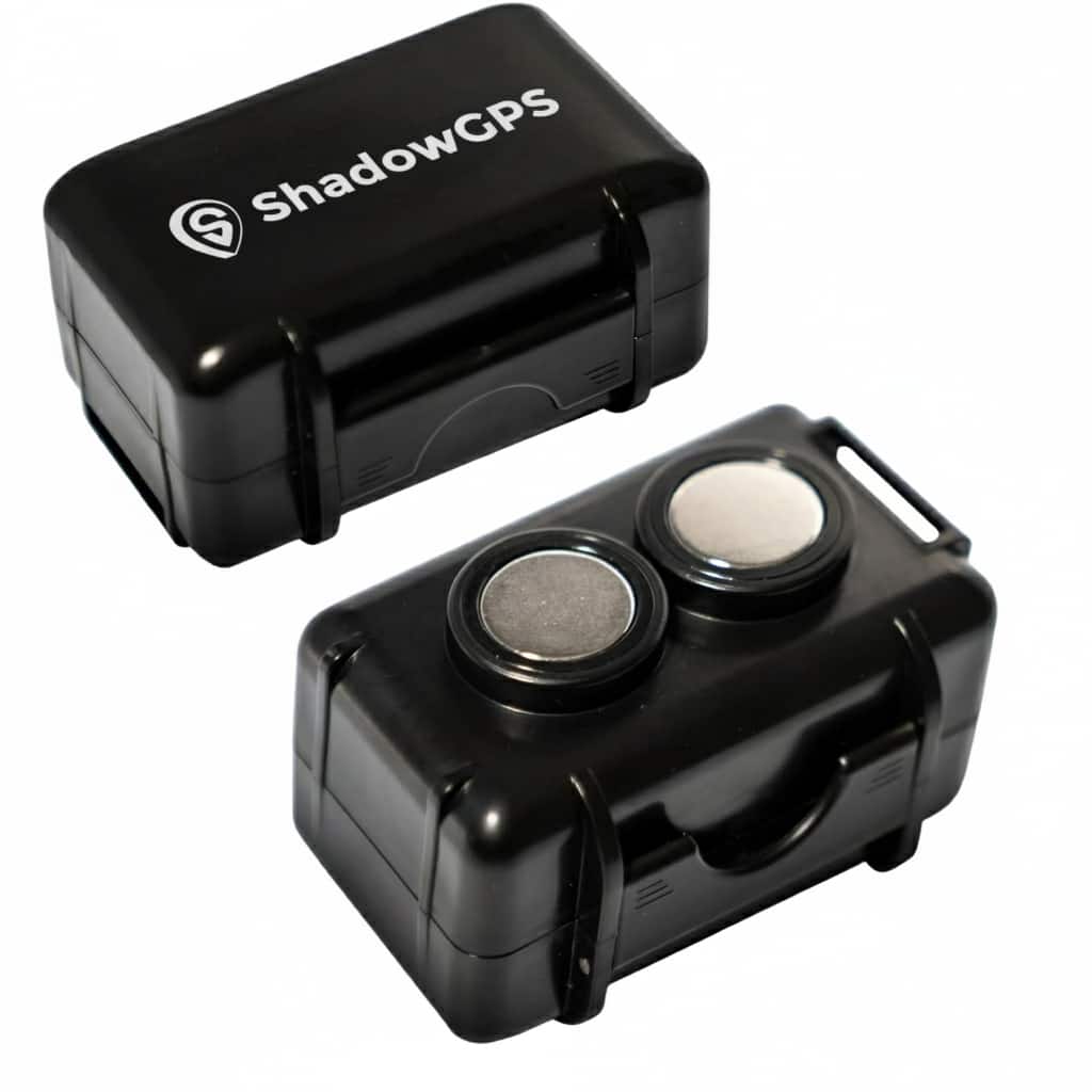 ShadowGPS - Magnetic Mount Weatherproof GPS Case and Key Holder for Cars, Stash Box with Strong Magnets for Under Vehicle Use - Black