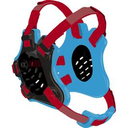 Cliff Keen - F5 Tornado Wrestling Headgear - Black/Columbia Blue/Cardinal