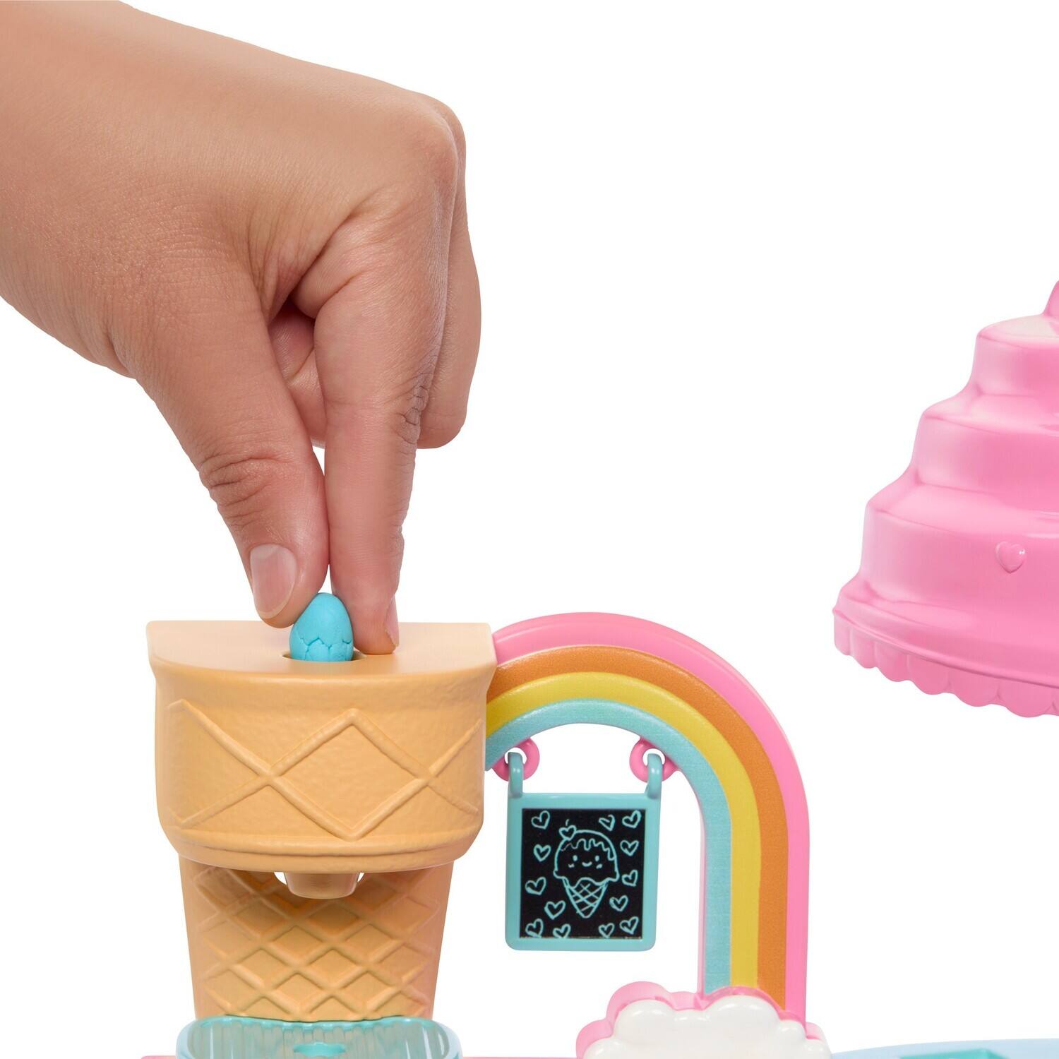 Alt View 1. Mattel - Barbie Club Chelsea Ice Cream Shop Dough Modeler Playset   - COLLECTIBLES - Multicolor.