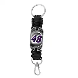 Sparta 2002 Designs & Promotions - Alex Bowman Colordome Paracord Logo Keychain - Multicolor