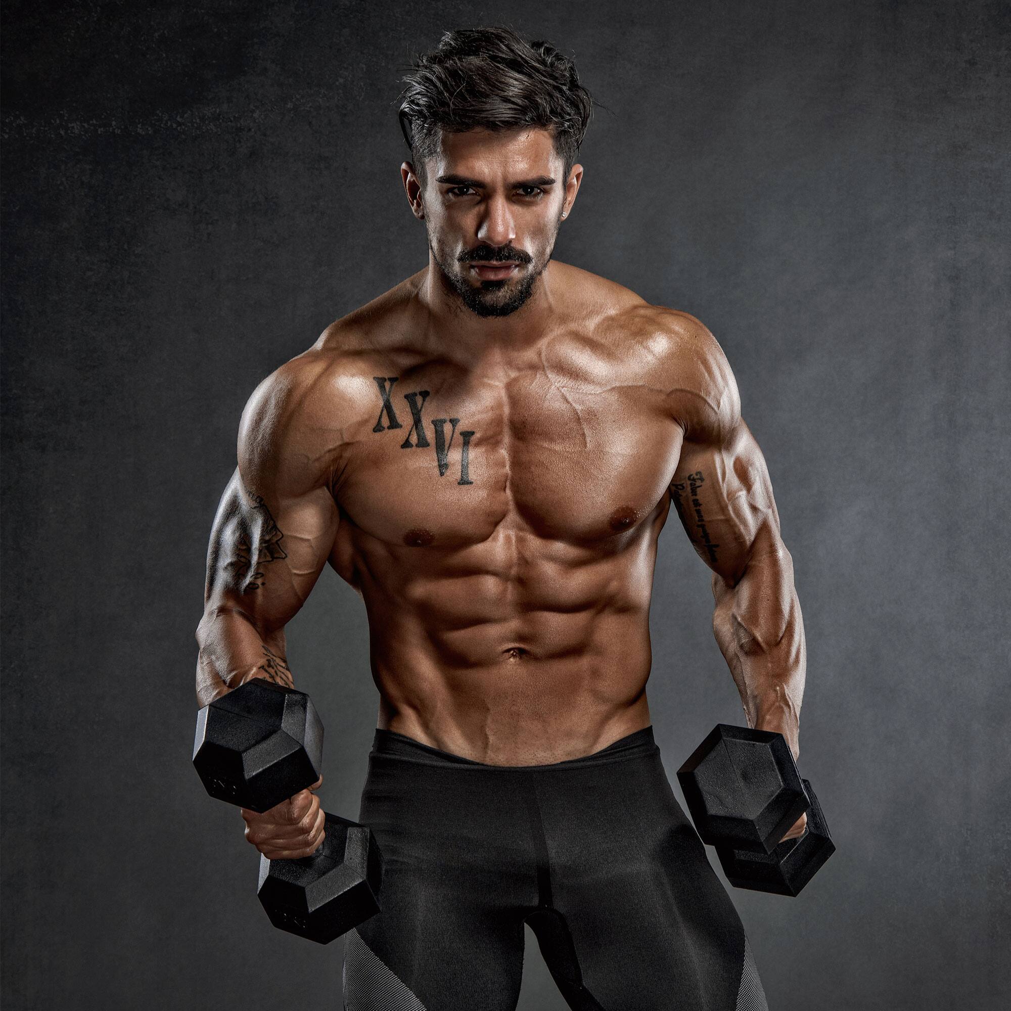 Alt View 5. HolaHatha - HolaHatha Iron Hexagonal Cast Home Exercise Dumbbell Free Weight, 30 Pounds - Black.