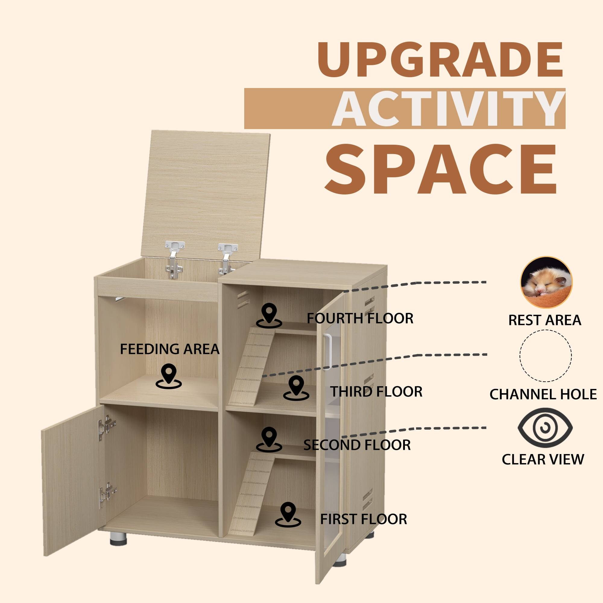 UPGRADE ACTIVITY SPACE

- FOURTH FLOOR
- THIRD FLOOR
- SECOND FLOOR
- FIRST FLOOR

FEEDING AREA

REST AREA

CHANNEL HOLE

CLEAR VIEW