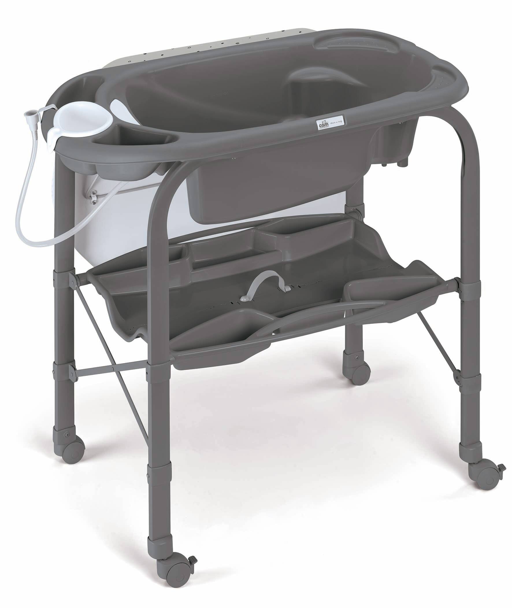 Angle. Sorelle - Bagnetto Cambio Baby Bath - Gray.