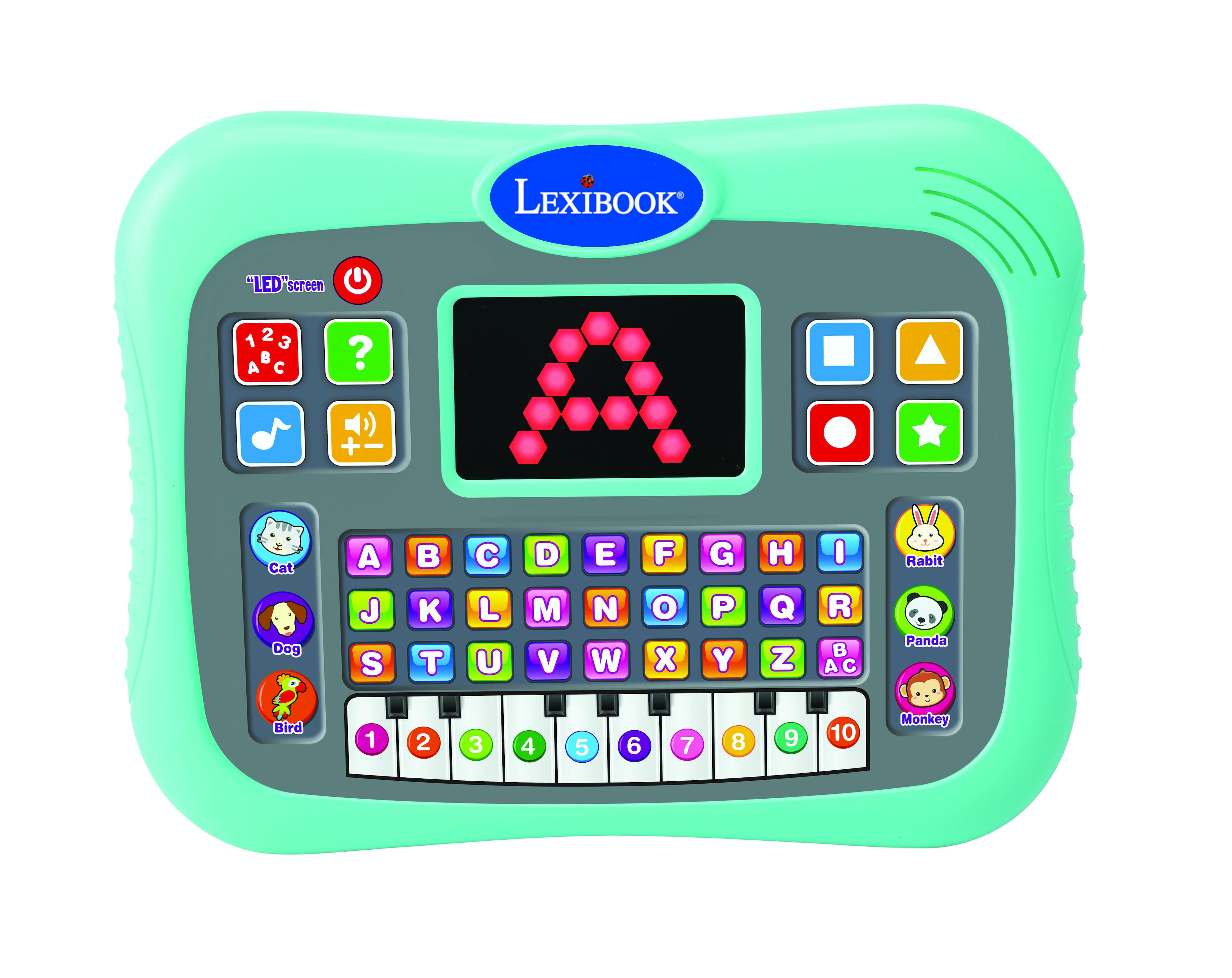 Lexibook - ABC Bilingual Educational Tablet with Touch Panel & LED Display