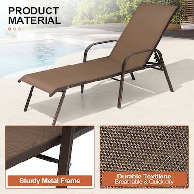 PRODUCT MATERIAL

Sturdy Metal Frame

Durable Textilene

Breathable & Quick-dry