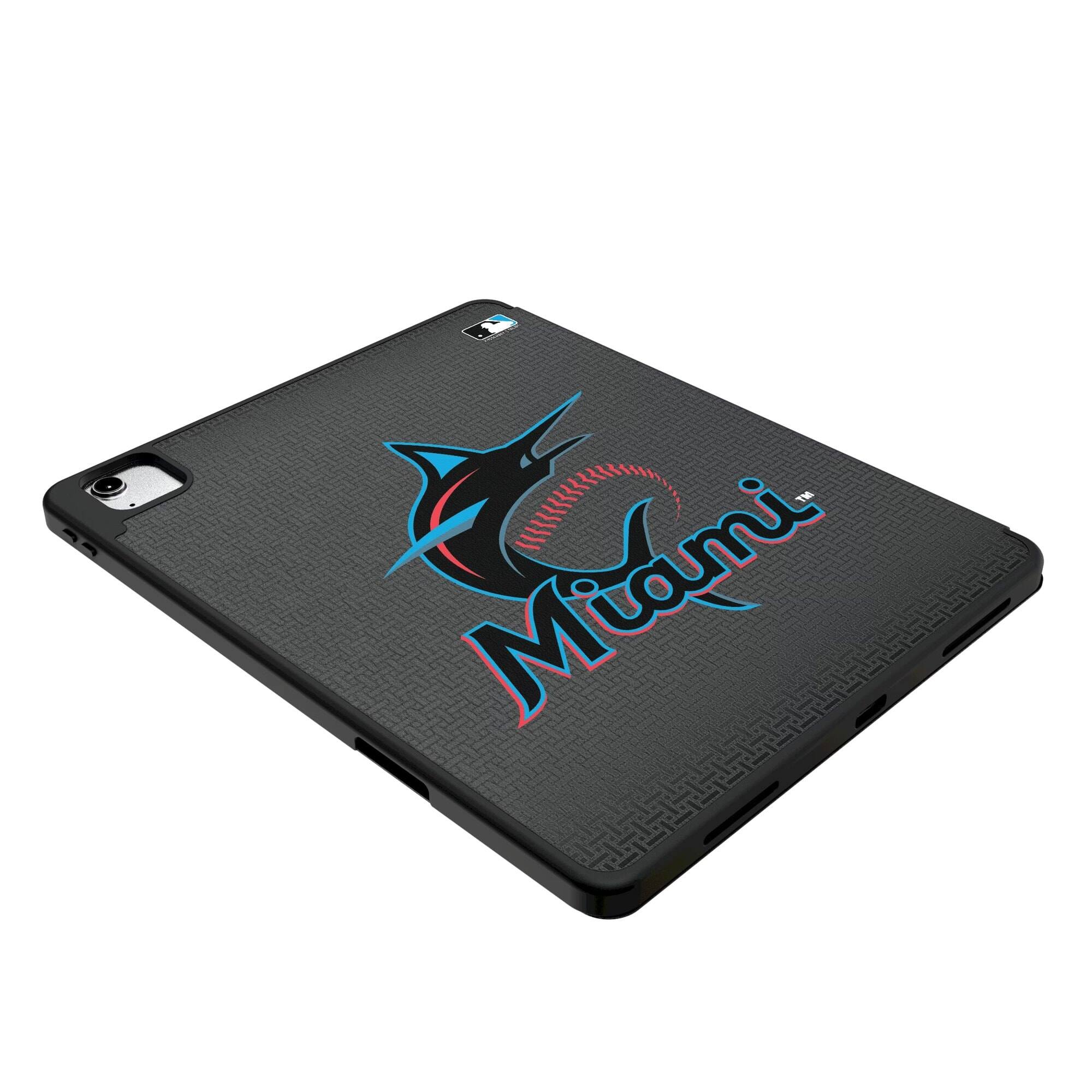 Alt View 2. Keyscaper - Miami Marlins iPad Case - 13in Pro M4 - Black.