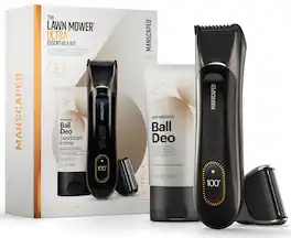 Manscaped - The Lawn Mower Ultra Gen 6 Groin & Body Hair Trimmer Essentials Kit - Black