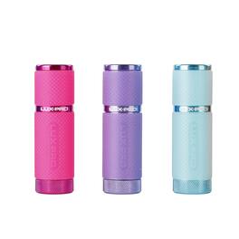 LUXPRO - Glow-in-the-dark LED Flashlight 3-Pack, 100 Lumens - Pink, Purple, Teal
