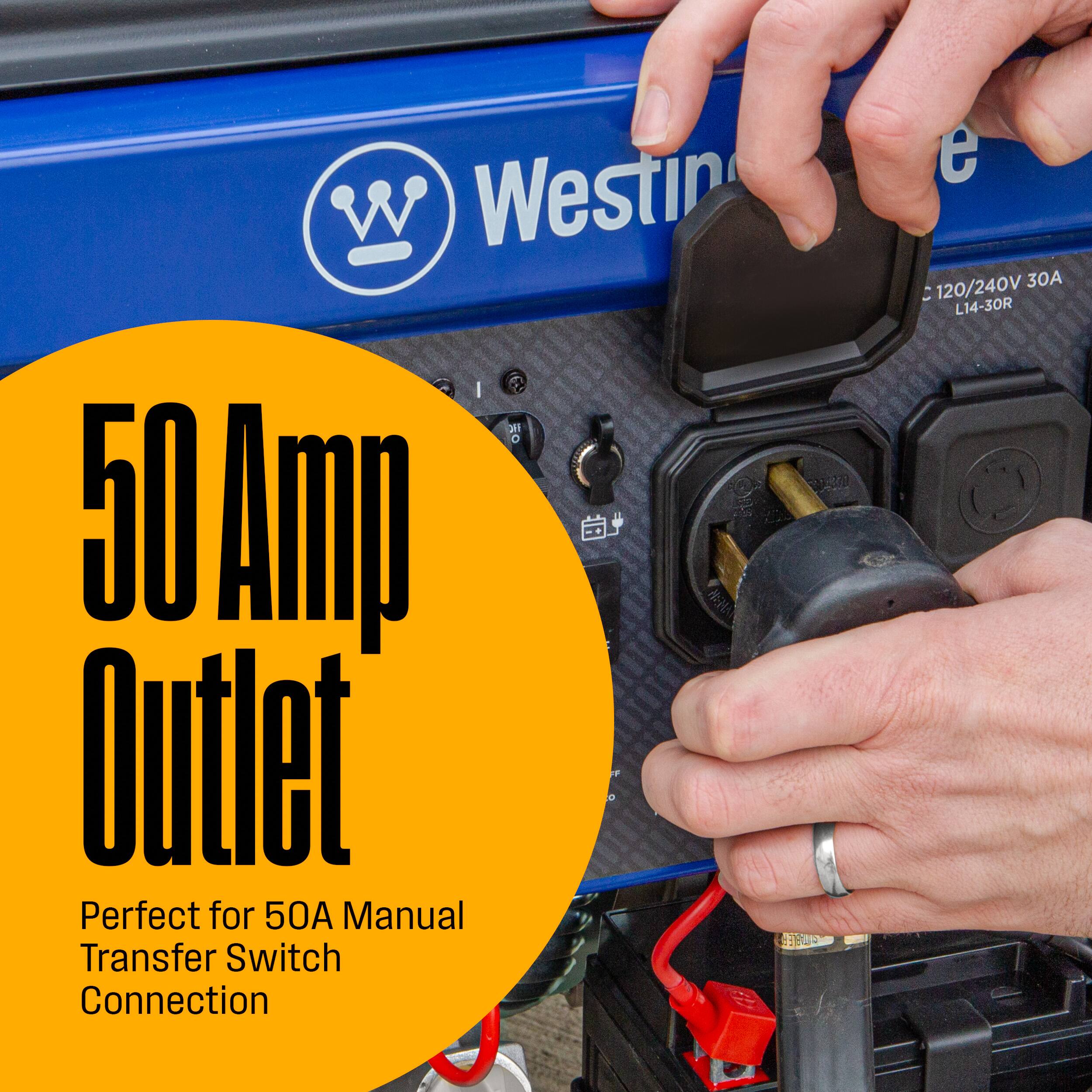 Westin 50 Amp Outlet  
Perfect for 50A Manual Transfer Switch Connection  
120/240V 30A L14-30R