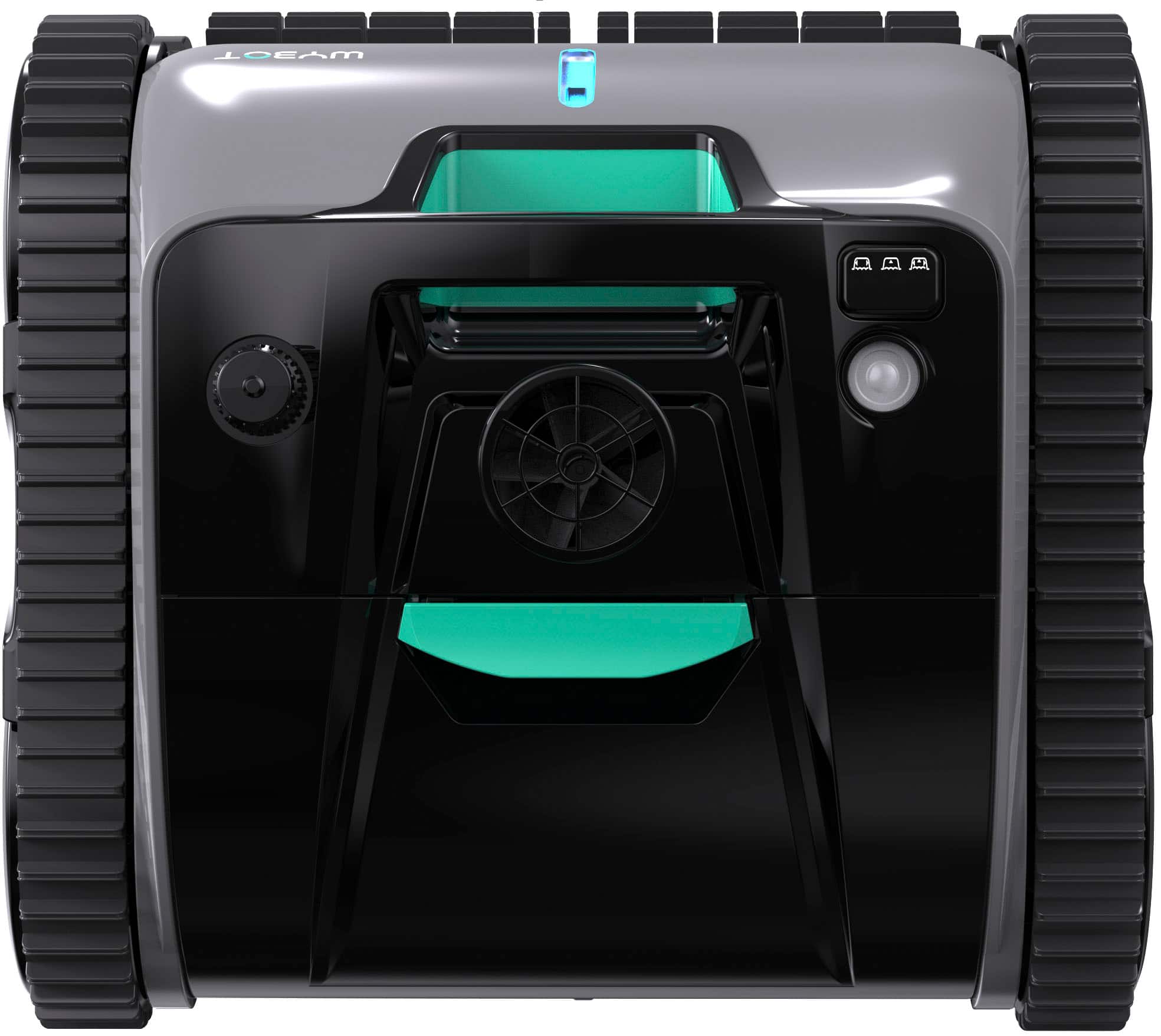 Alt View 12. Wybot - C1 Pro Cordless Robotic Pool Cleaner for In-Ground Pools up to 1615sq.ft, Pool Vacuum with Infrared Sensors - Gray.