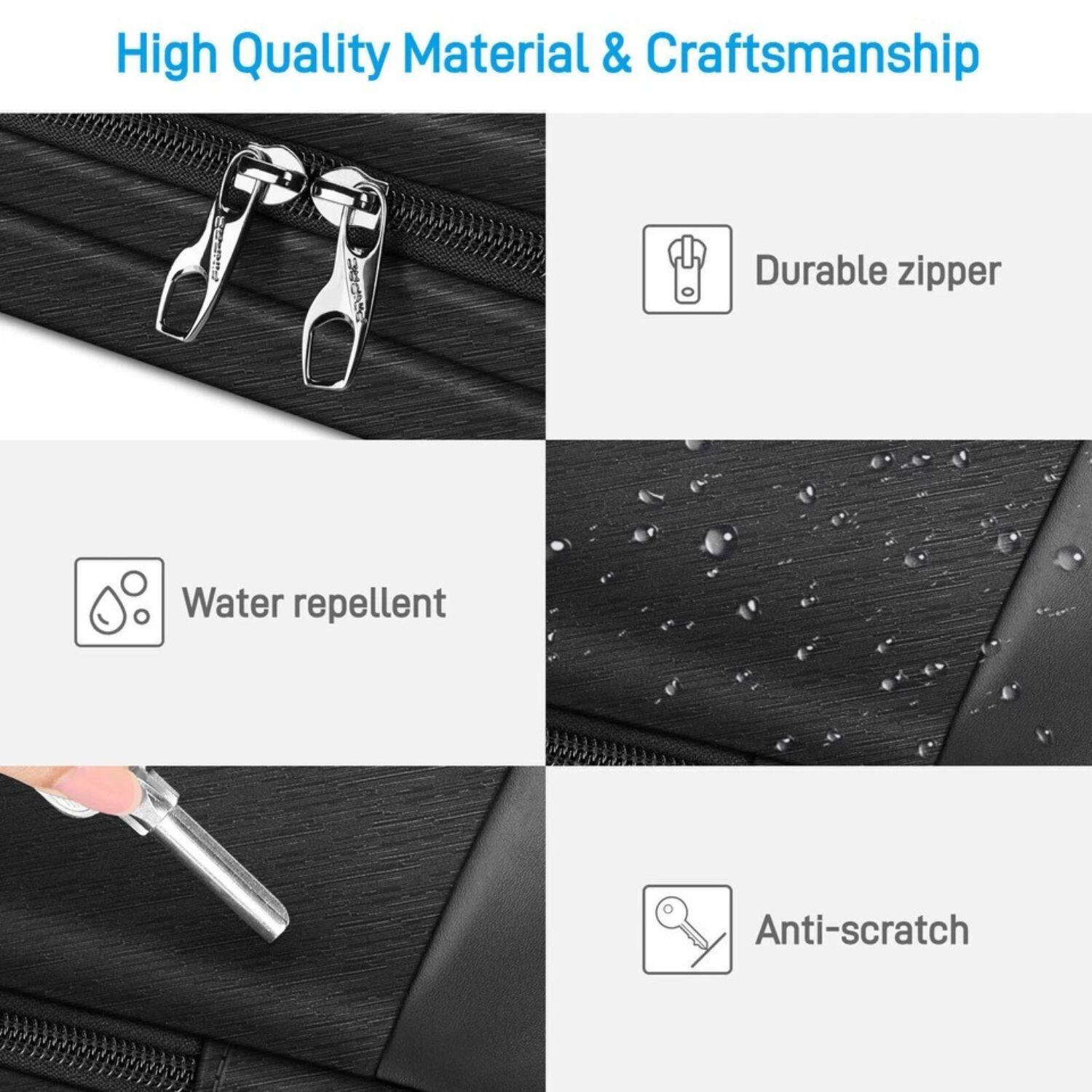 High Quality Material & Craftsmanship

- Durable zipper
- Water repellent
- Anti-scratch