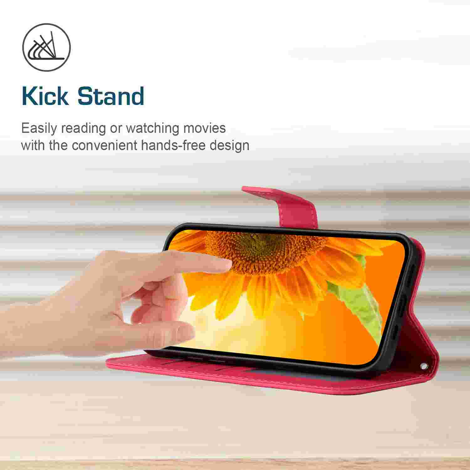Kick Stand

Easily reading or watching movies with the convenient hands-free design