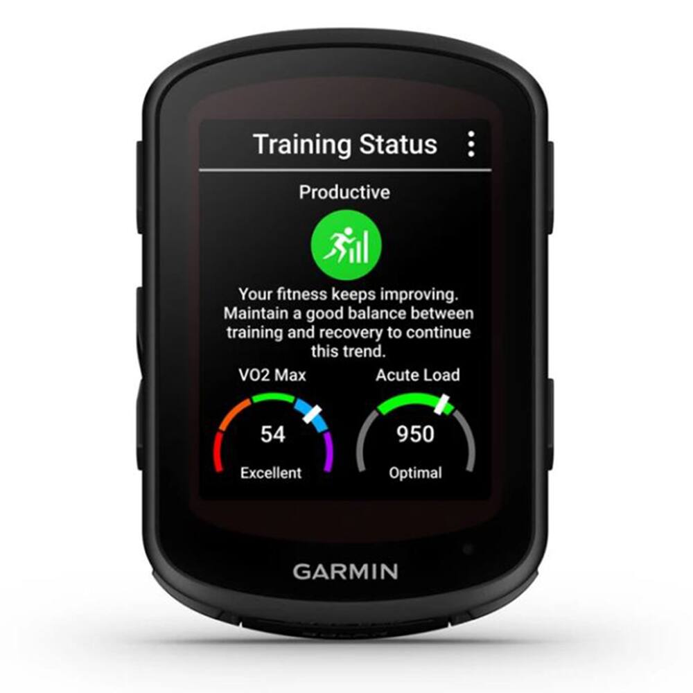 Training Status  
Productive  
Your fitness keeps improving. Maintain a good balance between training and recovery to continue this trend.  
VO2 Max  
54  
Excellent  
Acute Load  
950  
Optimal  
GARMIN