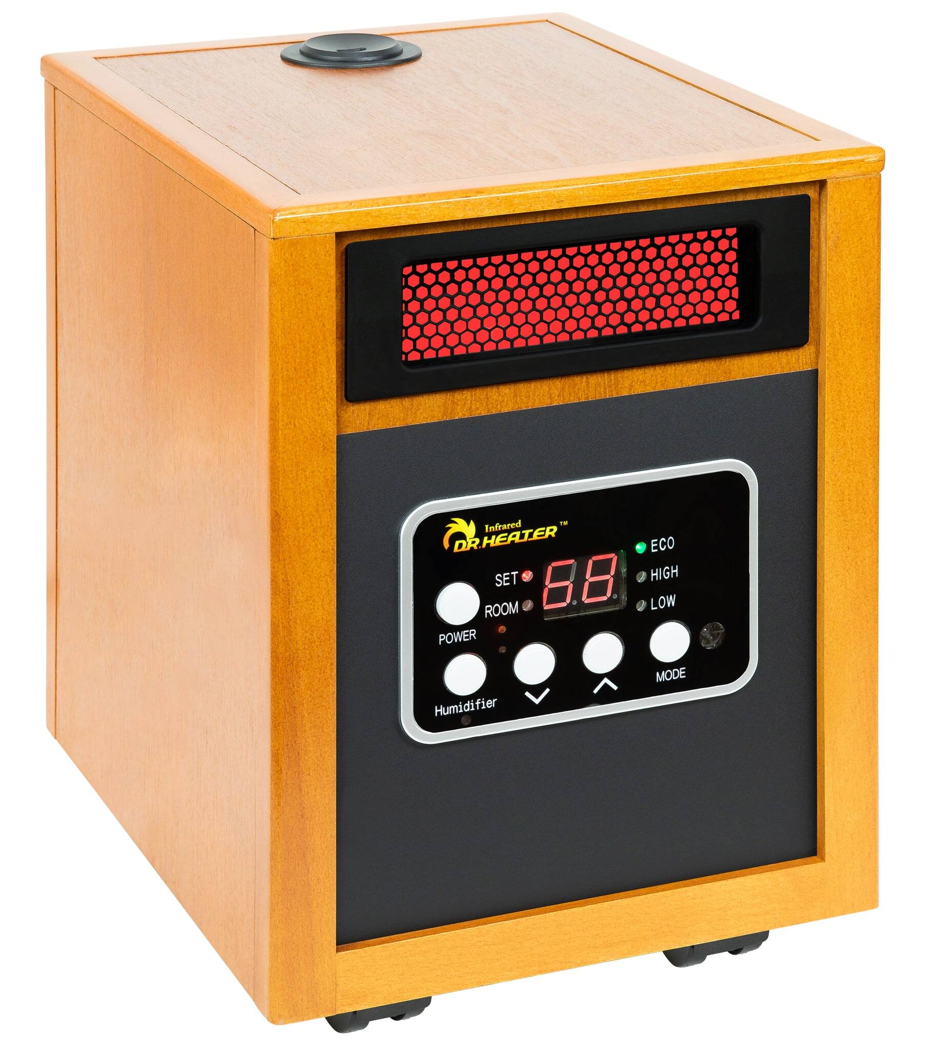 Infrared DR. HEATER DR. ECO SET 8.8. HIGH ROOM LOW POWER Humidifier MODE