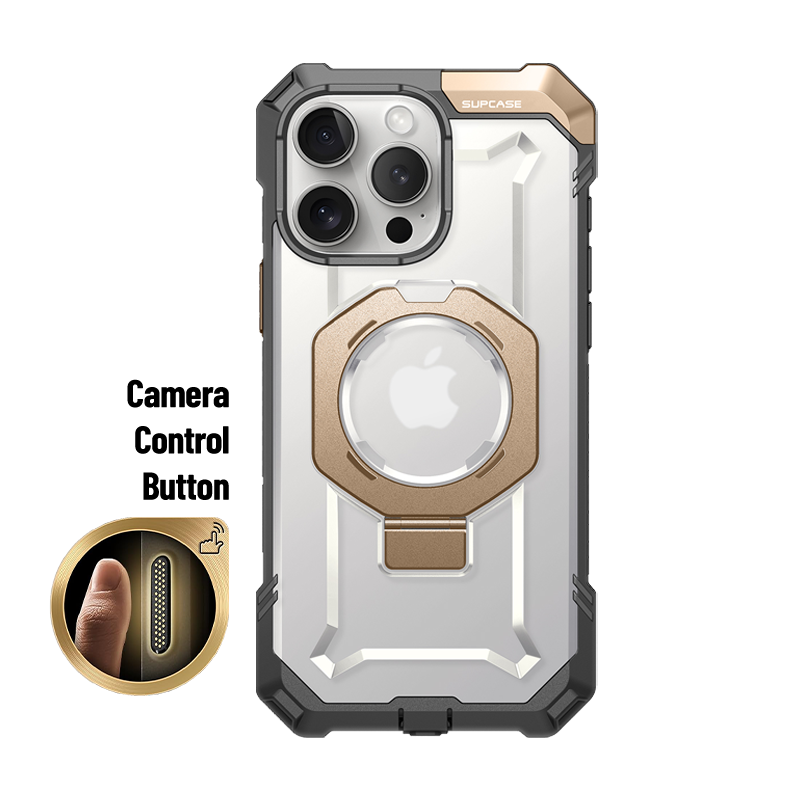 SUPCASE - iPhone 16 Pro 6.3 inch UB Grip MagSafe Camera Control Button Phone Case - Gold