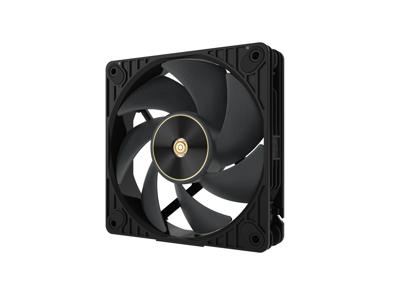 Alt View 9. ASUS - ASUS ProArt PF120 3-Pack 120mm PWM Fans, 3000RPM, High Airflow/Static Pressure, Daisy-Chain, Comes with Fan Controller - Black.