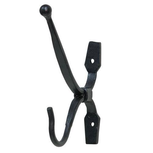 Front. BreeBe - Hat/Coat Hook - BLack.
