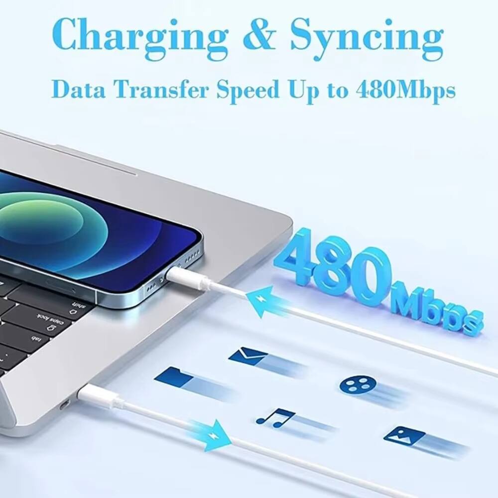 Charging & Syncing  
Data Transfer Speed Up to 480Mbps  
480Mbps