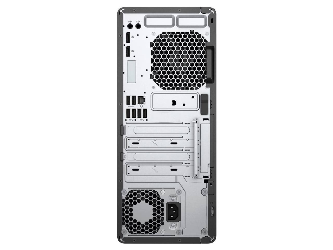 Alt View 2. HP - HP Desktop Computer Z1 G5-T Intel Core i7-8700 32GB DDR4 512 GB NVMe SSD Intel UHD Graphics 630 Windows 11 Pro 64-bit - Black.